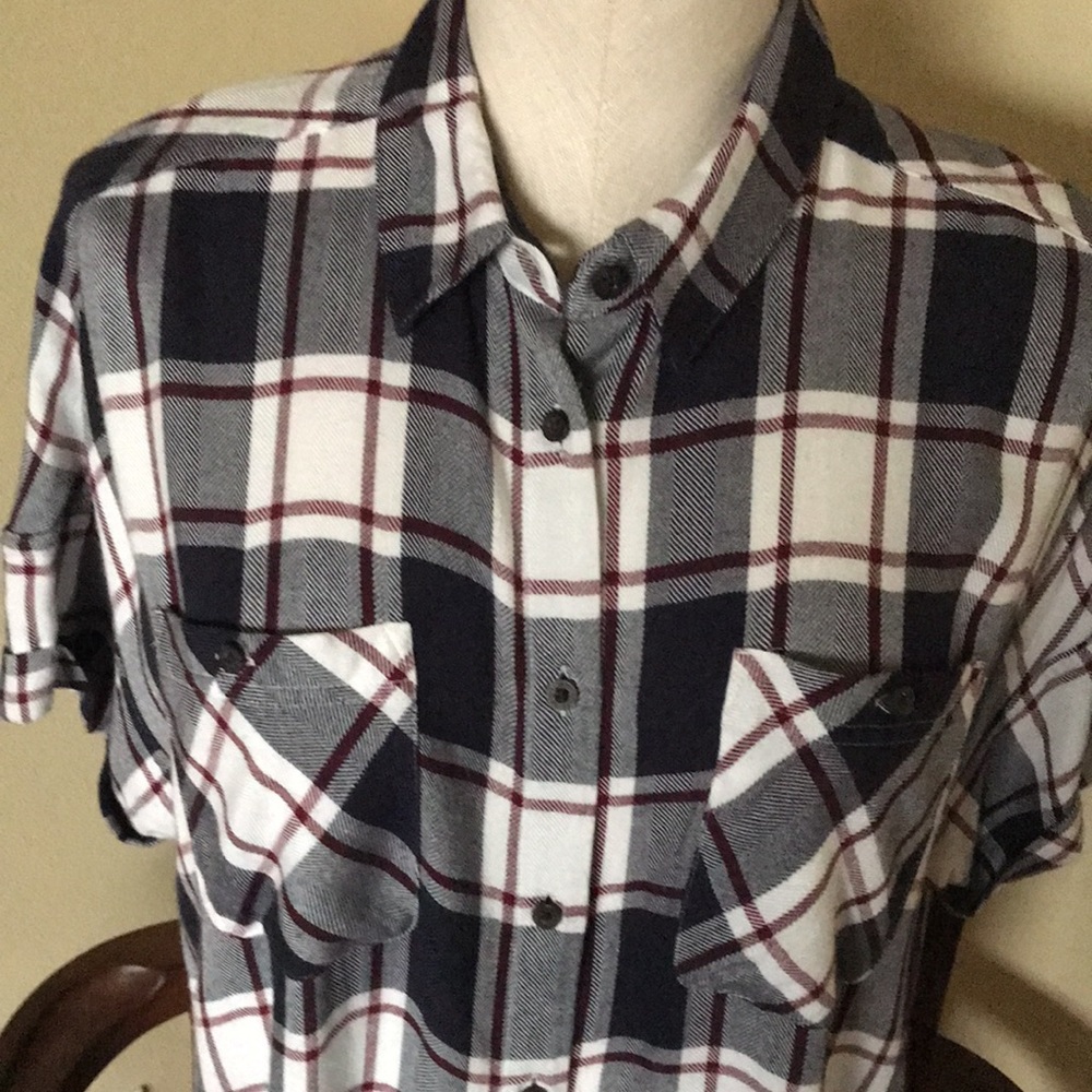 Eddie Bauer Halcyon Plaid Shirt, M